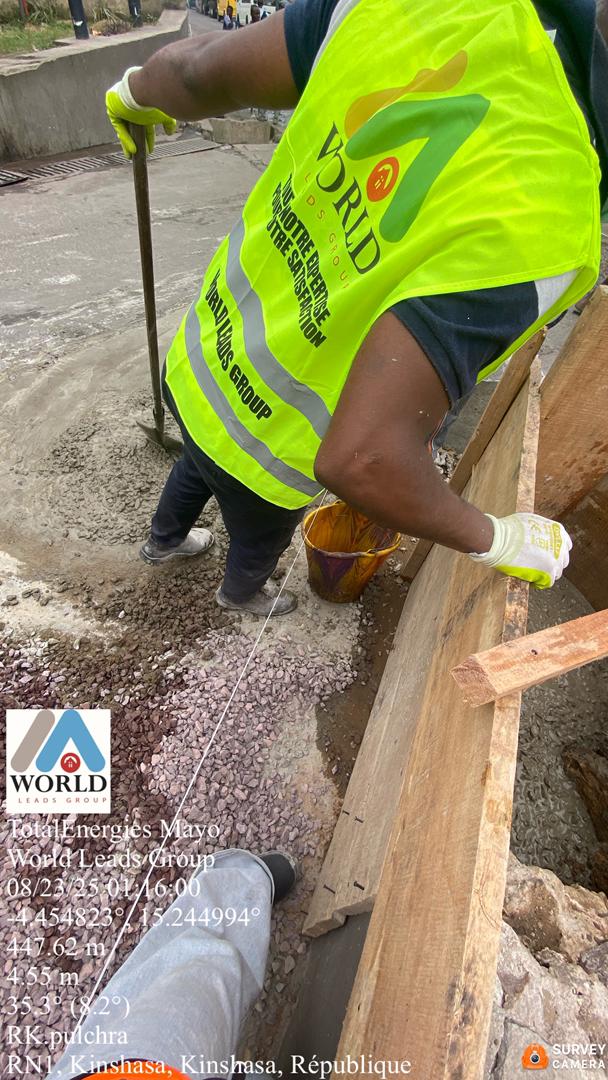 Pendant les travaux - Réparation mur de soutenement - Travaux spéciaux